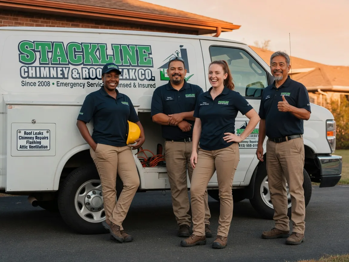 Chimney flashing repair company in Langsville, OH